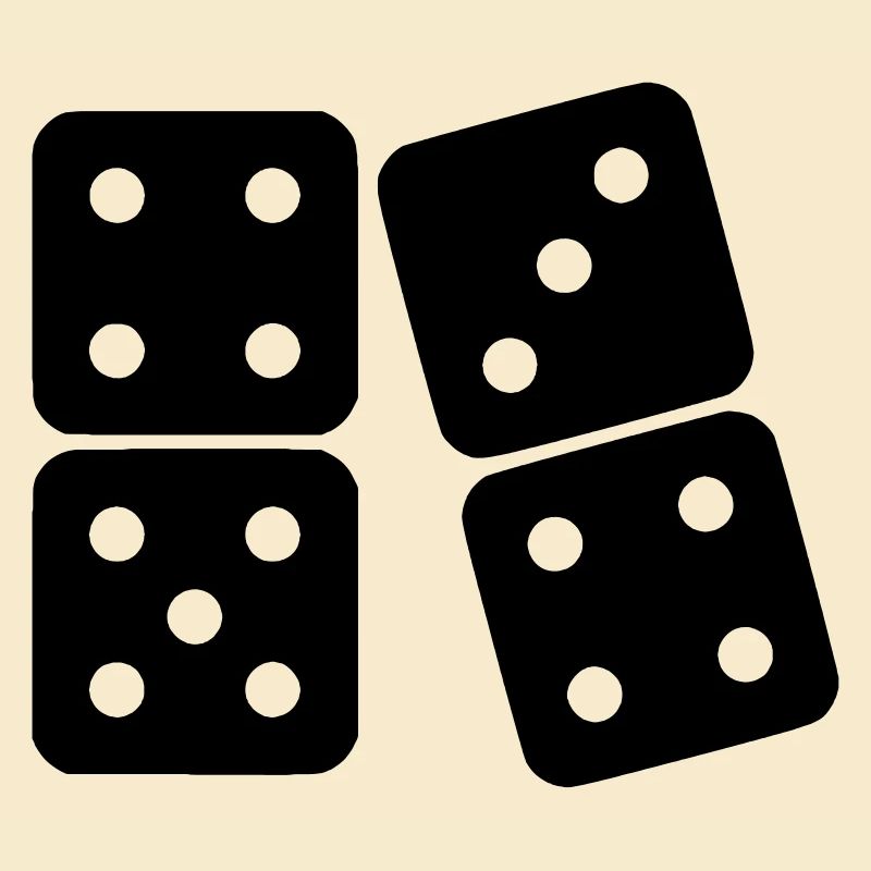 Dominosteine (anpassbare Farbe)