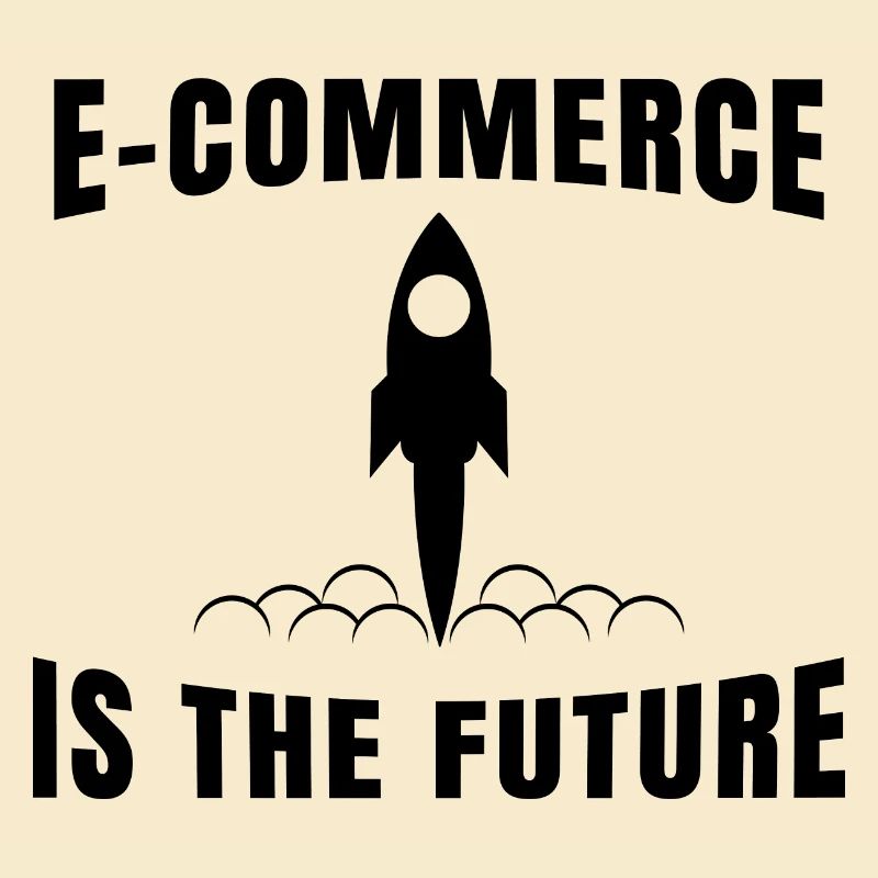 Ecommerce online trade saying e-commerce