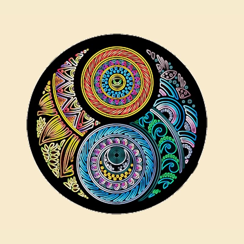 Yin Yang, Symbole de Yin Yang, conception de Yin Yang