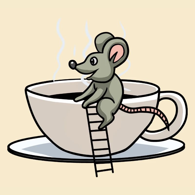 Good Morning Coffee Caffeine Mouse Rodent Breakfast
