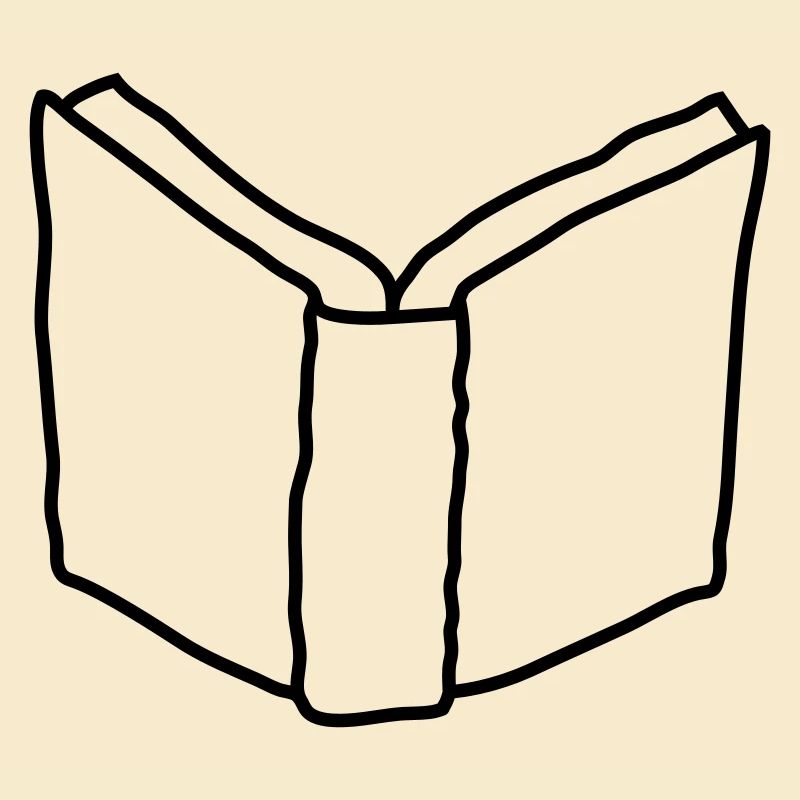 Comic open novel book