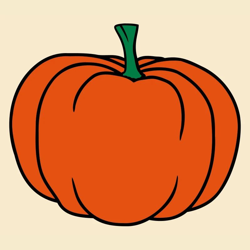 Pumpkin Comic Halloween Vegetables