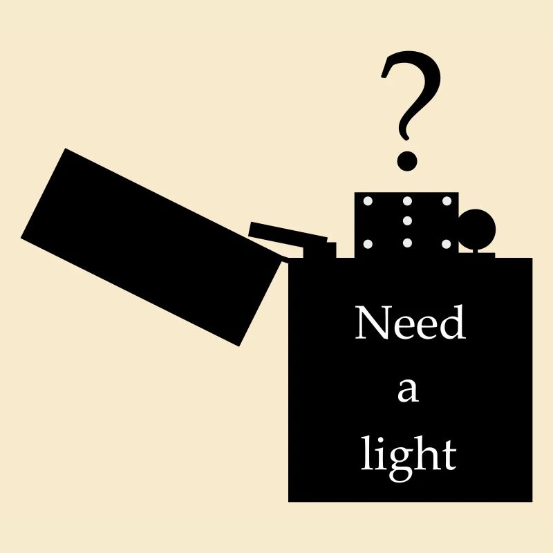 Lighter - picture with lettering