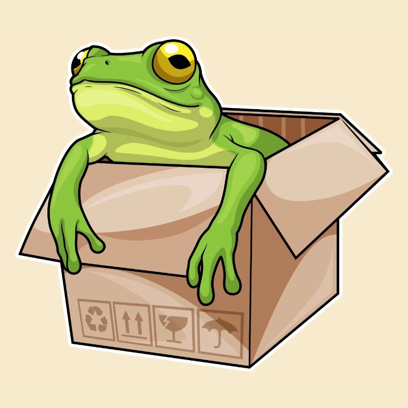 Frosch Karton
