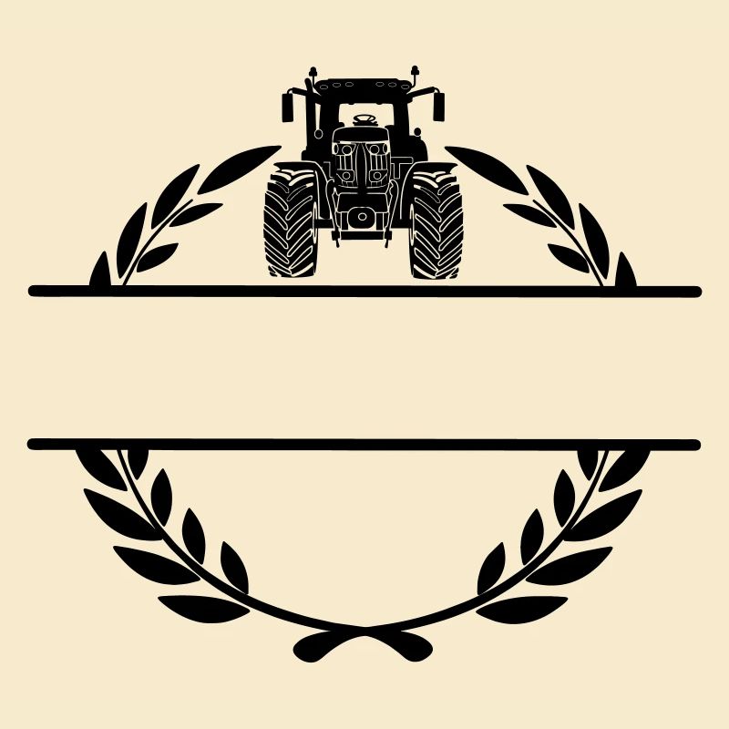 Laurel Wreath Farm Tractor