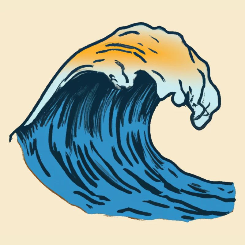 Schöne Welle