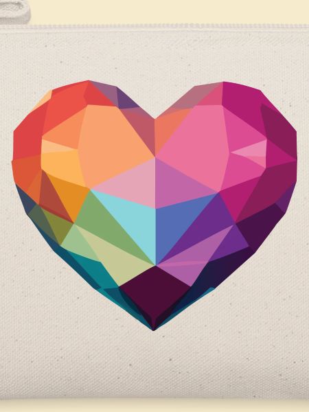 Liebe - Low Poly Herz