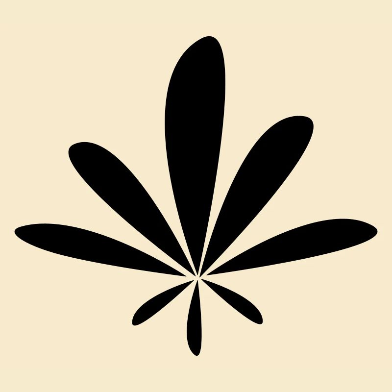 Hanf Blatt rounded