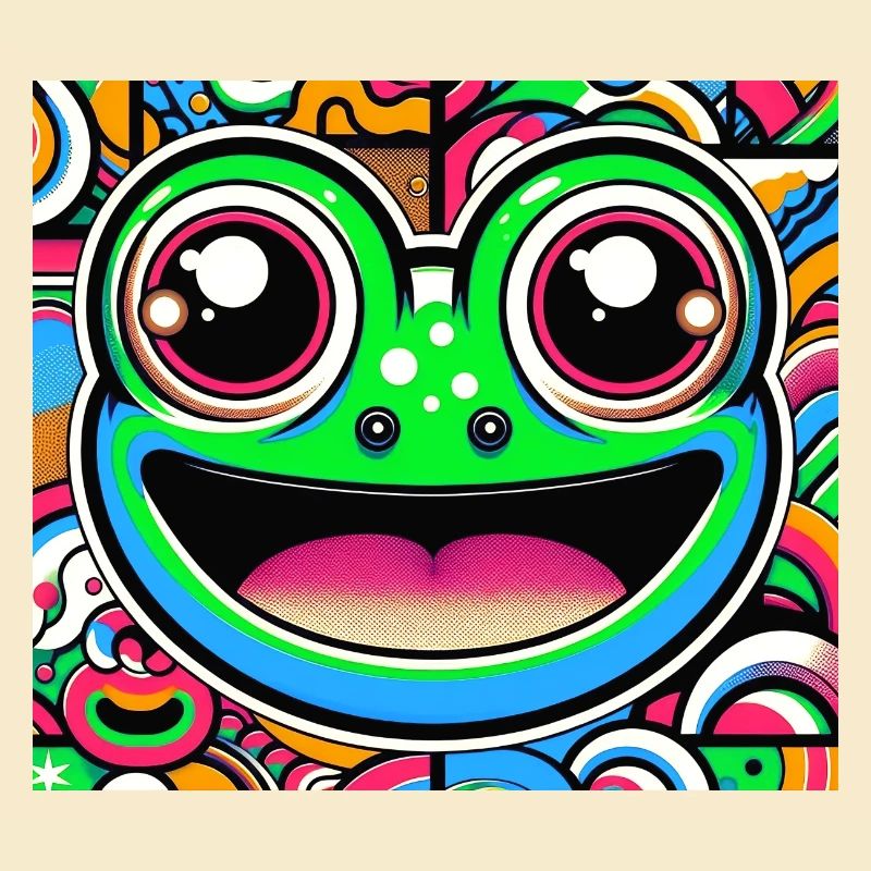 Grenouille Pop Art