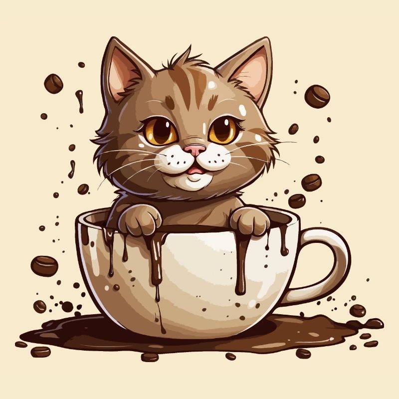 LES CHATS ADORENT LE CAFÉ CHAT