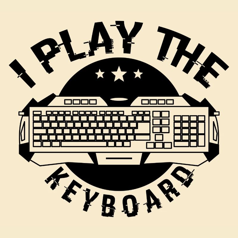 I Play The Keyboard Present For Coding Lover Gamer
