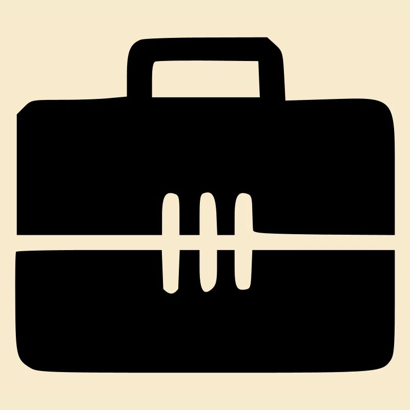 Briefcase Office Icon Minimal Icon Vector