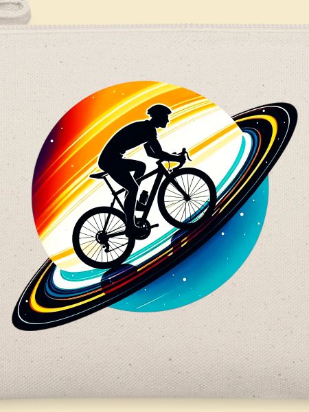 Radfahrer auf dem Saturn