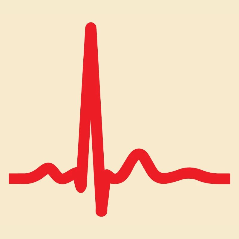 EKG-Herzschlaglinie