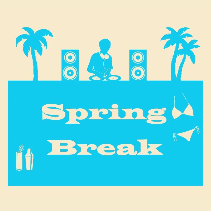 spring break bleu clair