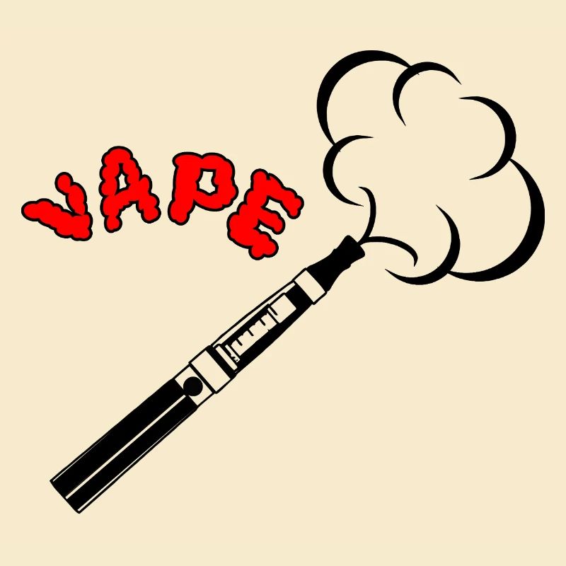 Conception VAPE avec nuage de vapeur