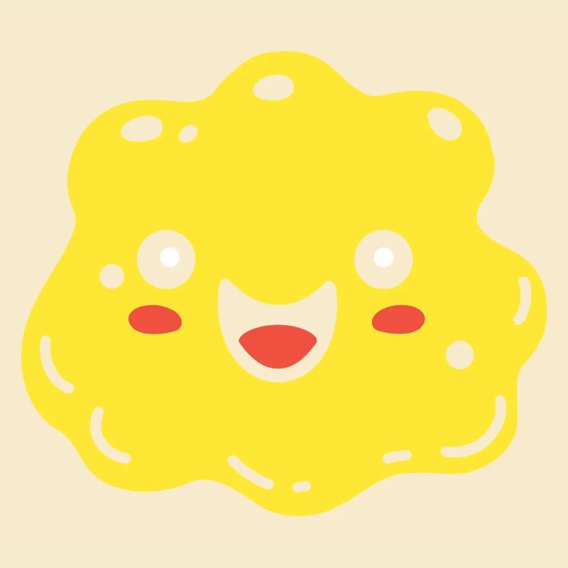 Cute and Colorful Biscuit Sponge Design