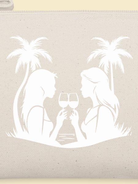 Frauen Dinner-Partie Silhouette
