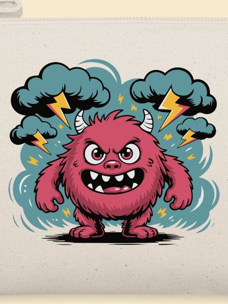 Heftige Sturmmonster-Illustration