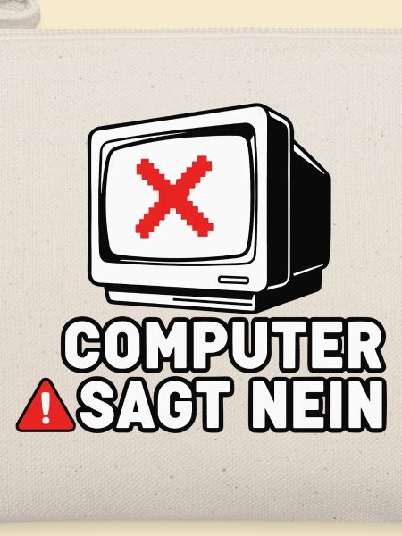 Computer Sagt Nein Retro Pixel