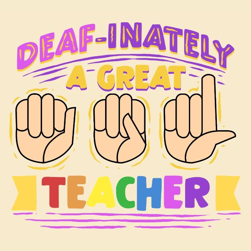 ASL Dolmetscher Deaf-Inately A Great Teacher