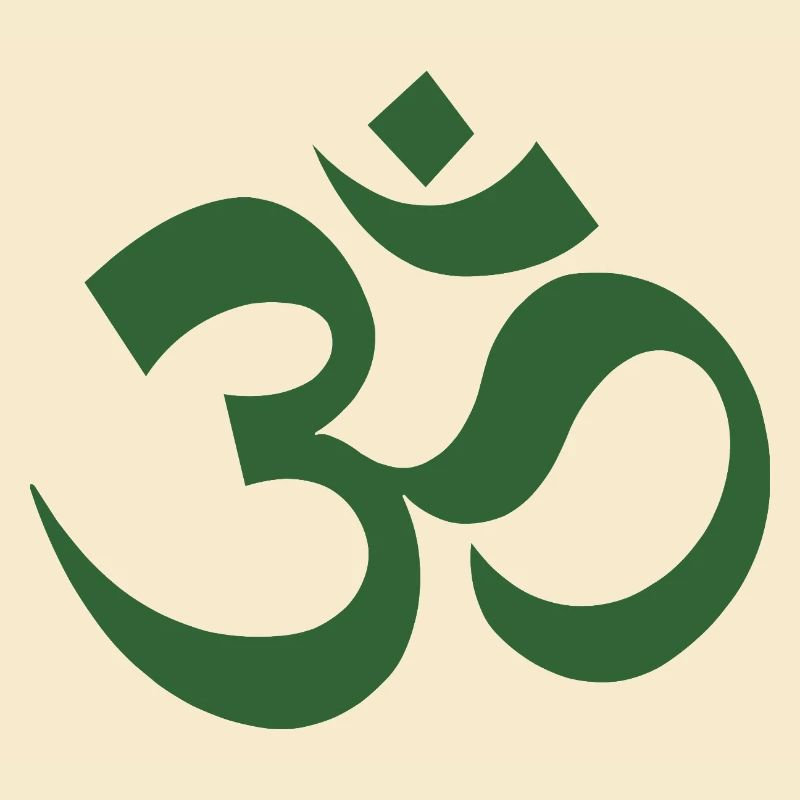 Om Symbol Dharma Muster