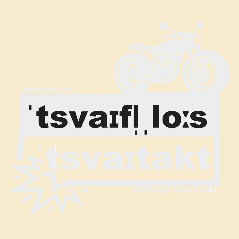 Undoubtedly two-stroke - phonetic art