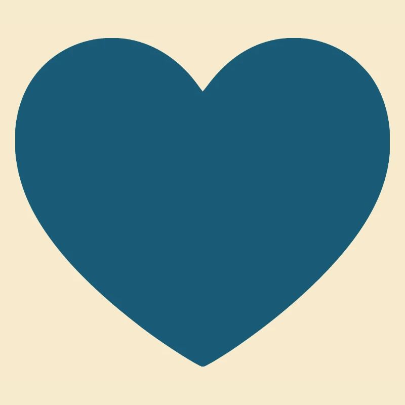 blaues Herz Geschenk Valentinstag