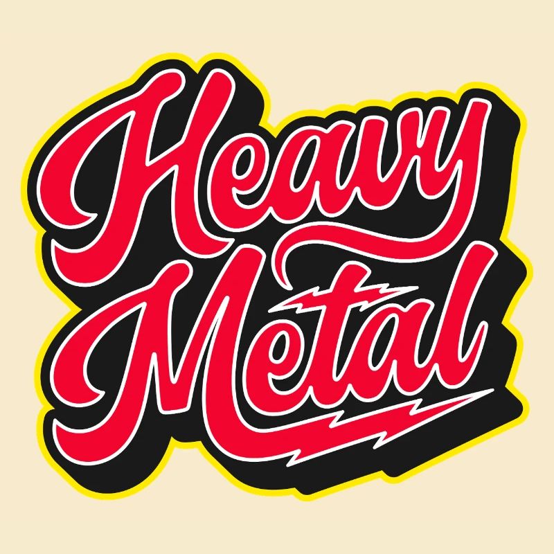 Heavy Metal Bold 3D Script