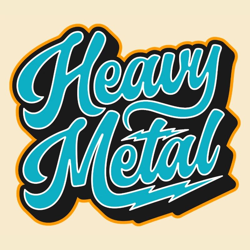 Heavy Metal Rétro Script