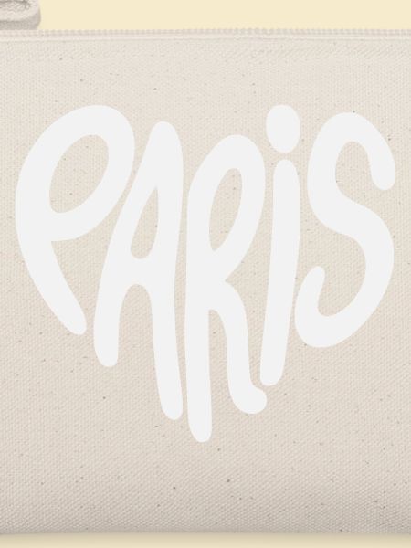 Paris Graffiti-Skript Logo herzförmig
