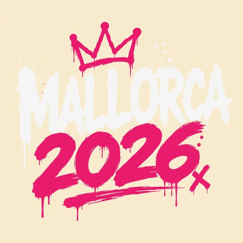 Mallorca 2026 Graffiti Krone