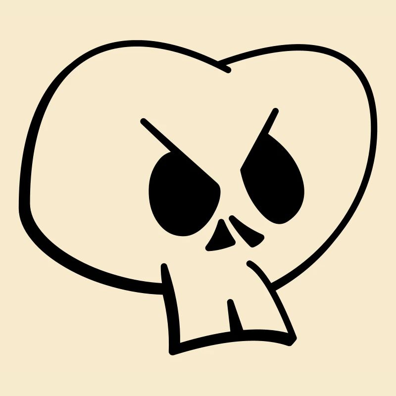 Skull II: One Color Halloween Fun