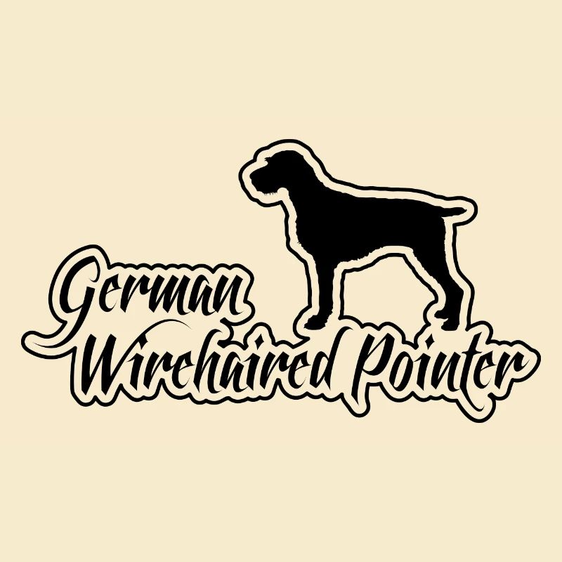 German Wirehaired Pointer Jagdhund Wilsigns Hunde