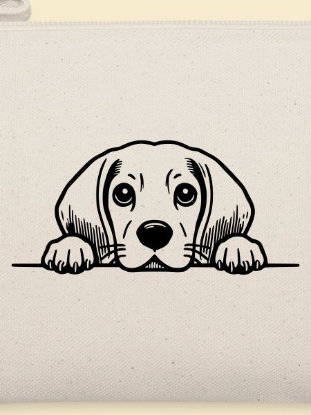 Peeking Beagle Vektor