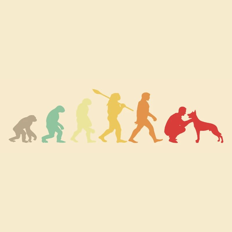 Evolution Funny Belgian Shepherd Dog Malinois