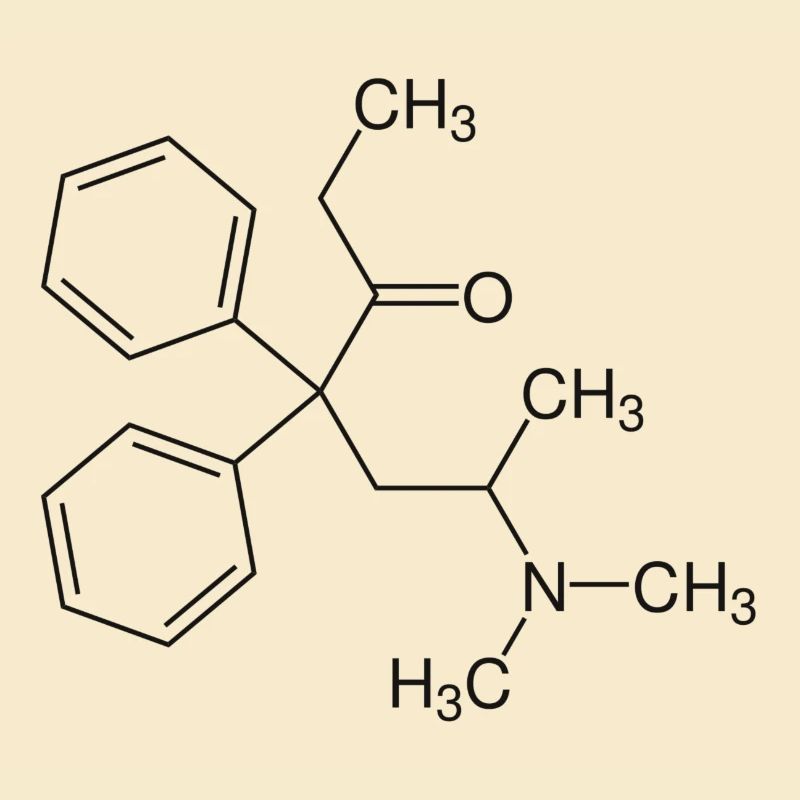 Methadon Strukturformel