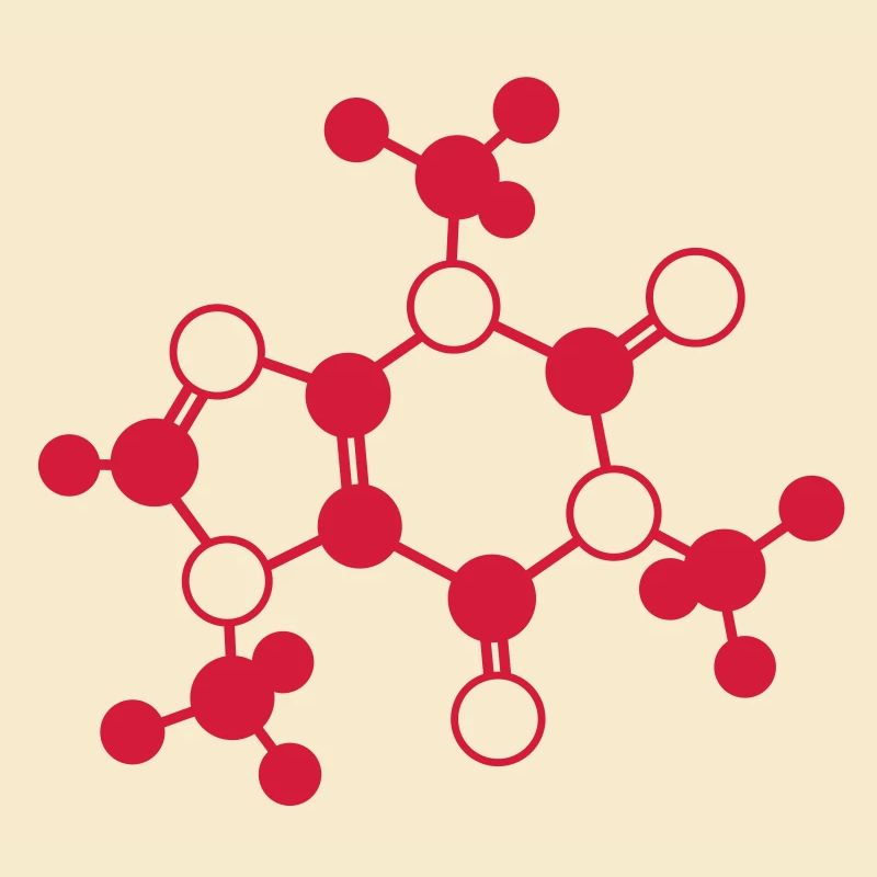 Koffein - Molekül - 1c