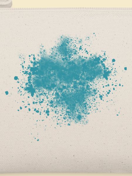 Farbspritzer in blau