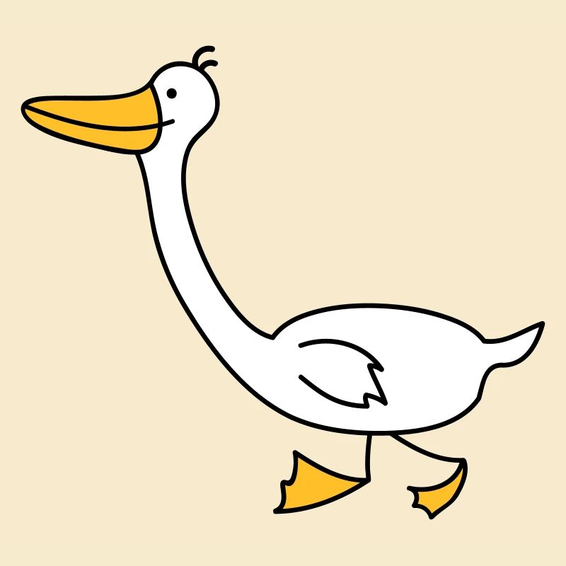 lustige Gans