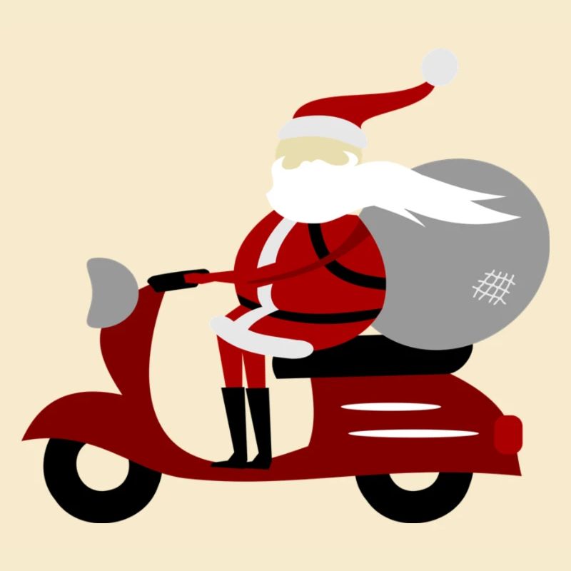 Weihnachten - Weihnachtsmann Roller