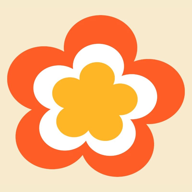 70s Flower Pattern