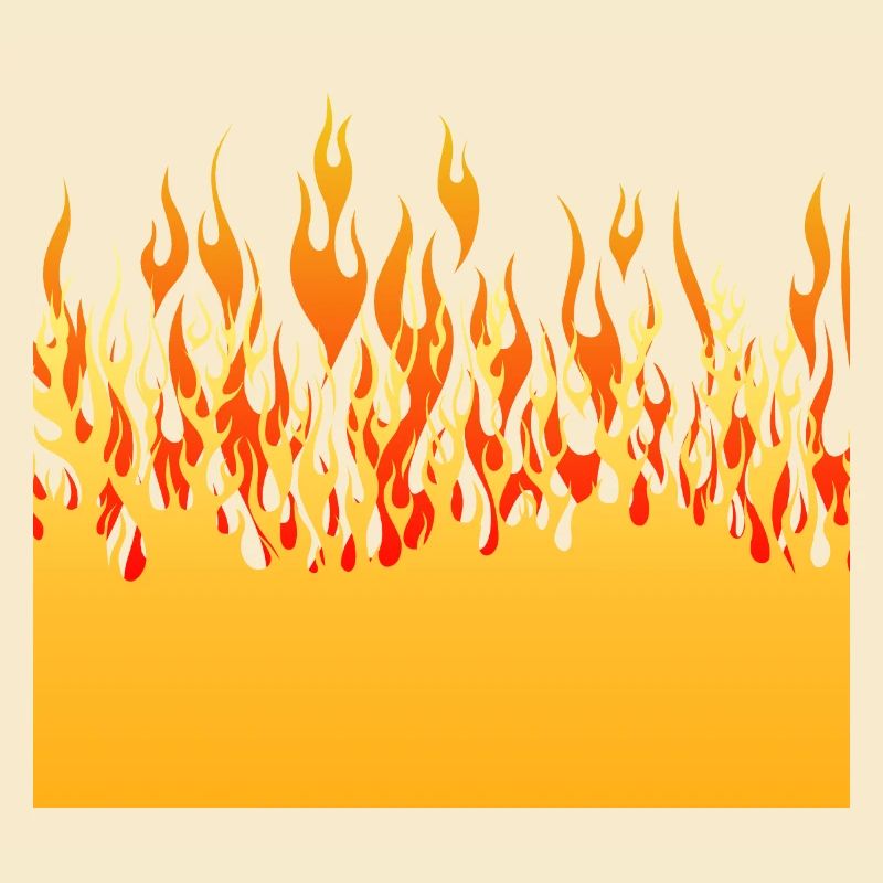 fire flame flame wall