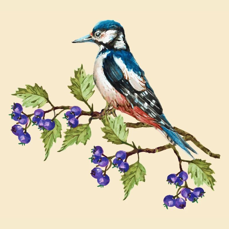 Oiseau coloré