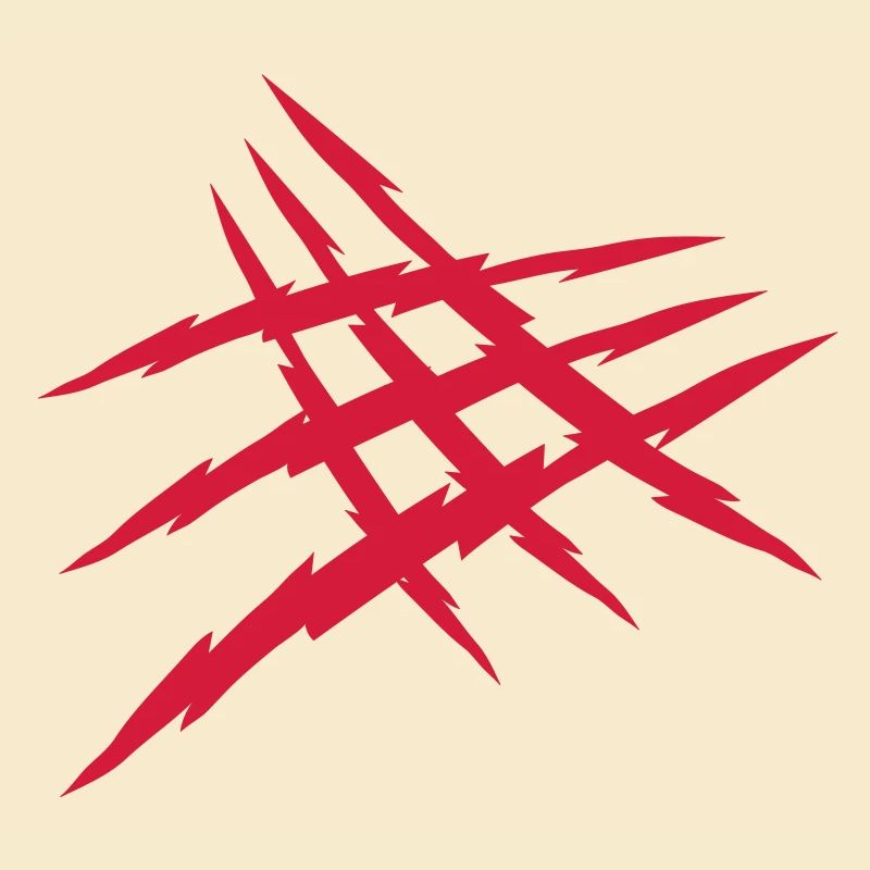 Rayures de griffe de monstre