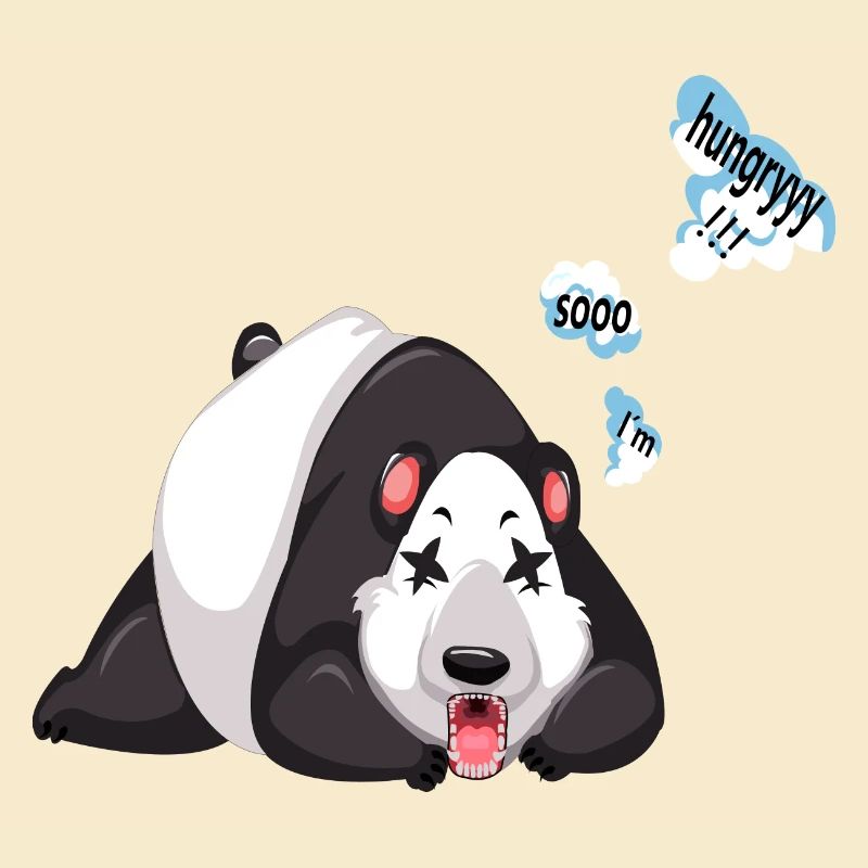 Panda i m sooo hungryyy
