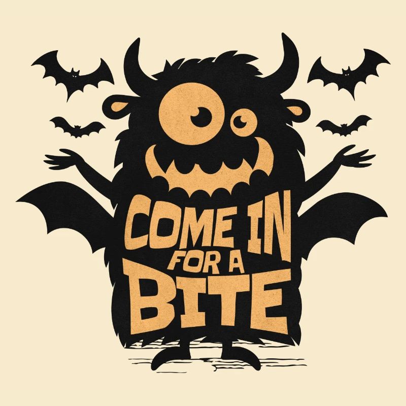 Come for a Vampire Bite Halloween Humor