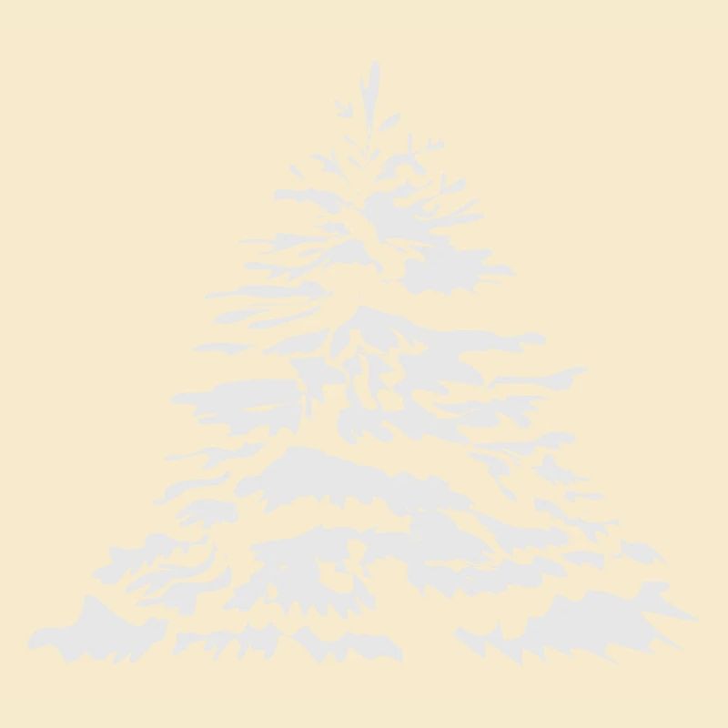 snow-covered Christmas tree or Christmas tree