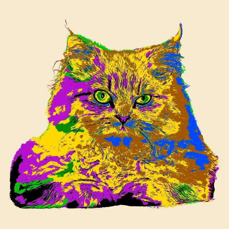 Bunte Katze