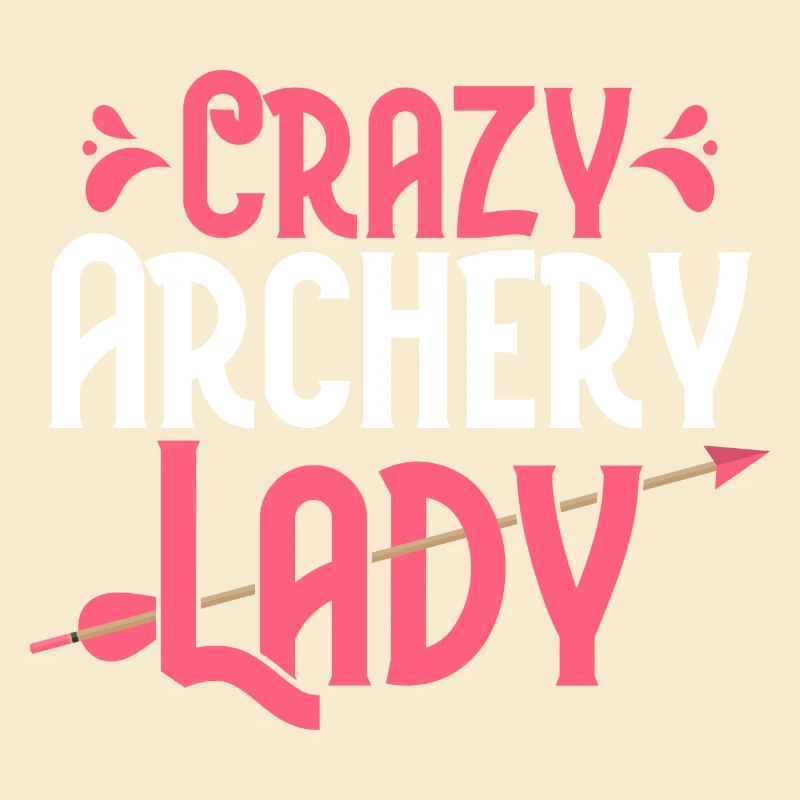 Crazy Archery Lady Arc & Flèches Cible Archer